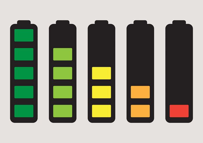 Batterien Vektorgrafik
