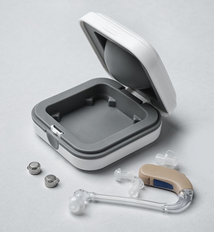 Hörverstärker Set mit Batterien