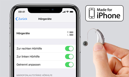 Made for iPhone Hörgerät