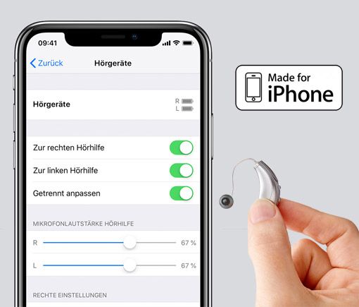 Made for iPhone Hörgerät