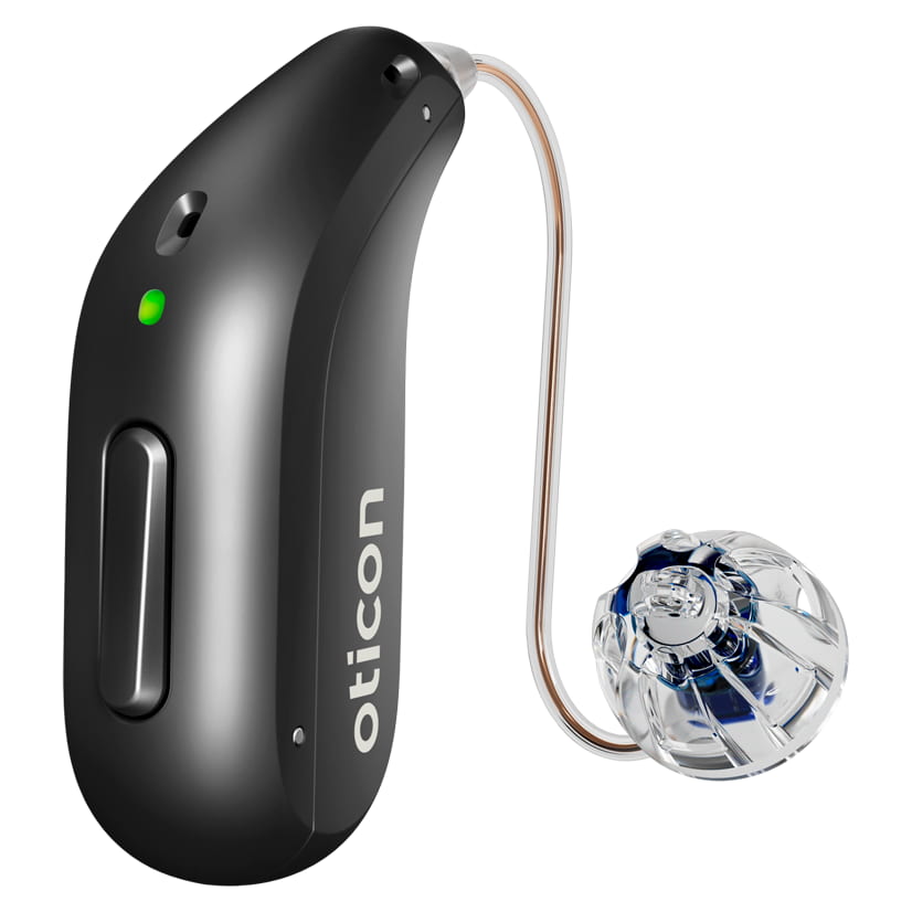 Oticon Intent Hörgerät in Diamond Black