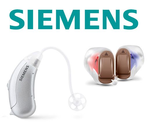 Siemens Hörgeräte mit Logo