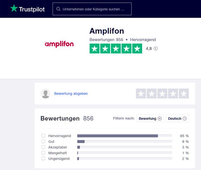 Trustedpilot Amplifon