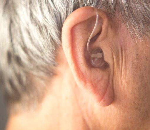 RITE-Hörgeräte Empfänger im Ohr