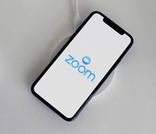 Zoom auf Smartphone